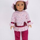 Doll Clothes AG 18" Pants Corduroy Blouse Hat Made To Fit American Girl Dolls