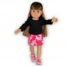 Doll Clothes AG 18" Skirt Camo Shirt by Springfield Made For American Girl Dolls