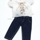 Doll Clothes AG 18" Jeans Blouse by Carpatina Made For American Girl Dolls