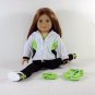 Doll Clothes Fit AG 18" Pants Jacket Shirt Bag 5PC Made For American Girl Dolls