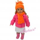 Sophia's® Fleece Pea Coat & Skirt 4-Pc Set Made ToFit 18 Inch American Girl Doll
