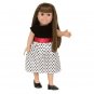 Doll Clothes Fit AG 18" Dress Polka Dot Springfield Made For American Girl Dolls