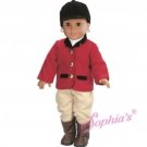 Doll Clothes Fit AG 18" Red Riding Outfit Sophia Made For American Girl Dolls