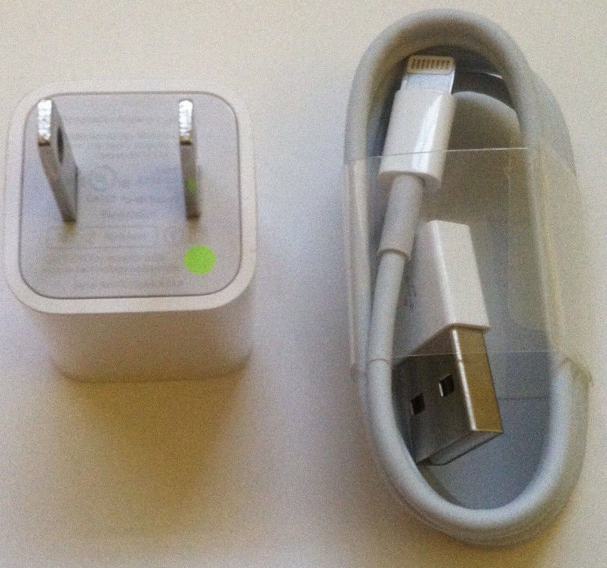 Original 1M Lightning USB Charge Cable + Wall Charger for iPhone5 6 US SELLER