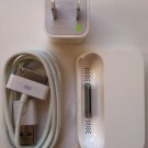 Docking Station + Wall Charger Original for iPhone 4 4s 3 3G + 1M 30-Pin Cable
