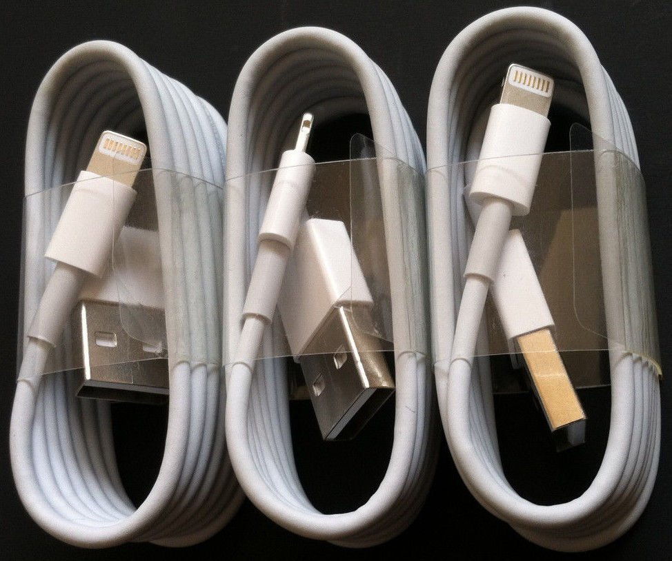 3x 1M Original Lightning Charge Sync Cable Charger for Apple iPhone 6 6+ 5