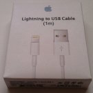 Original 1M Lightning To USB Charge Sync Cable for Apple iPhone 5 6 6+ MFi