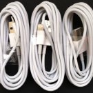 3x 2 Meter White 8-Pin To USB Charge Sync Cable for Apple iPhone 5 5s 5C USA