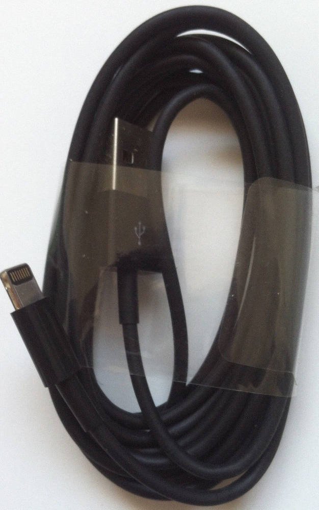 2 Meter 8-Pin To USB Charge Sync Cable Charger for Apple iPhone 5 5s 5c BLACK