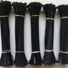 500pcs 40lb Test Black Cable Ties Zip Ties Weather Resistant UV Resistant USA