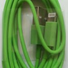 2 Meter 8-Pin To USB Charge Sync Cable Charger for Apple iPhone 5 5s 5c GREEN