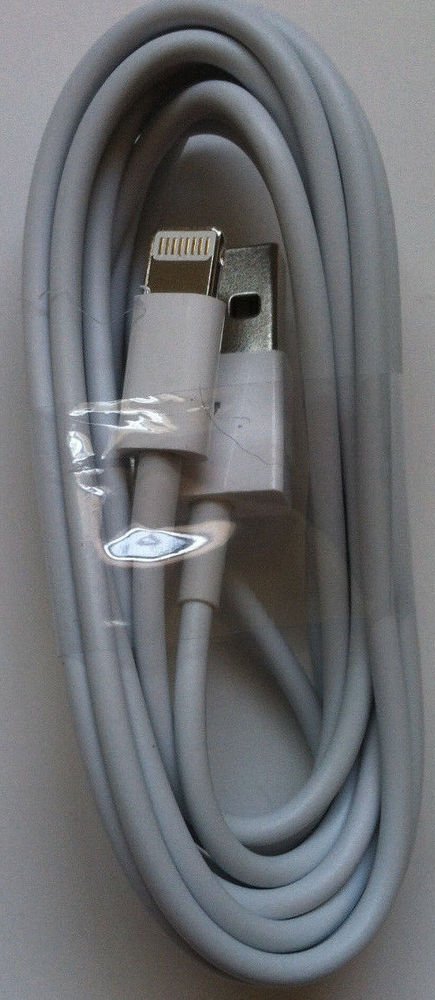 2 Meter 8-Pin To USB Charge Sync Cable Charger for Apple iPhone 5 5s 5c WHITE