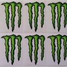 10x Original Official Monster Energy "M" Logo Sticker Decal 3" x 4" 2013