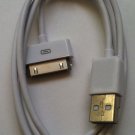 1 Meter White 30-Pin To USB Charge Sync Cable Charger for Apple iPhone 3 3G 4 4s
