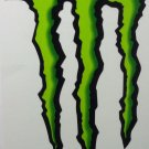 4" x 3" Official Monster Energy "M" Logo Sticker Decal Original 2013 USA SELLER