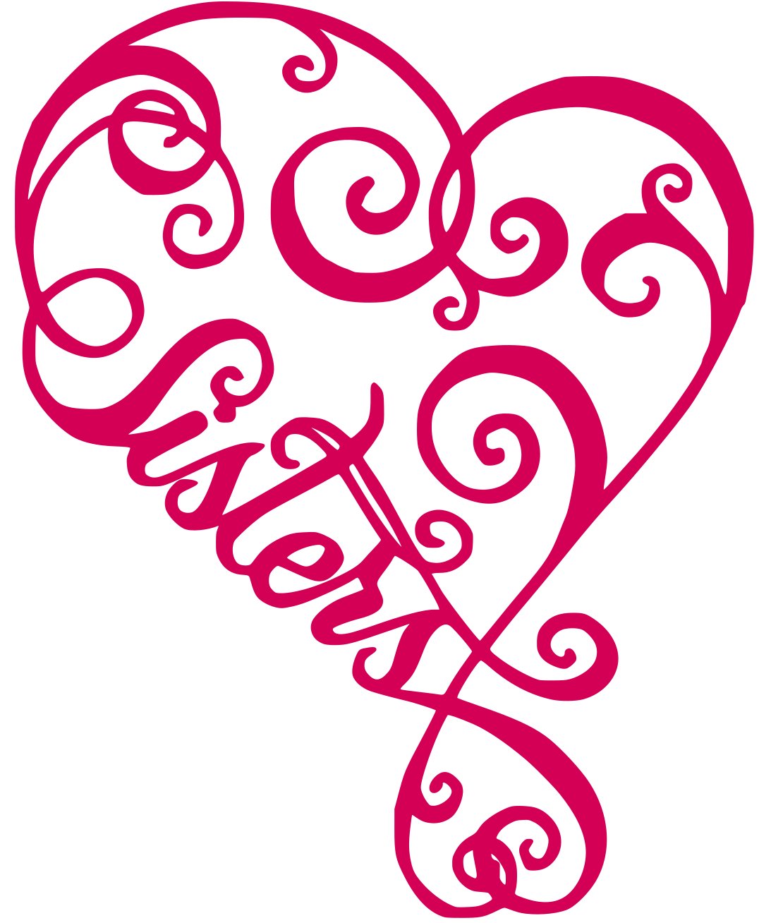 Heart Sisters SVG,DXF,PNG,EPS,JPG,and PDF files INSTANT DOWNLOAD