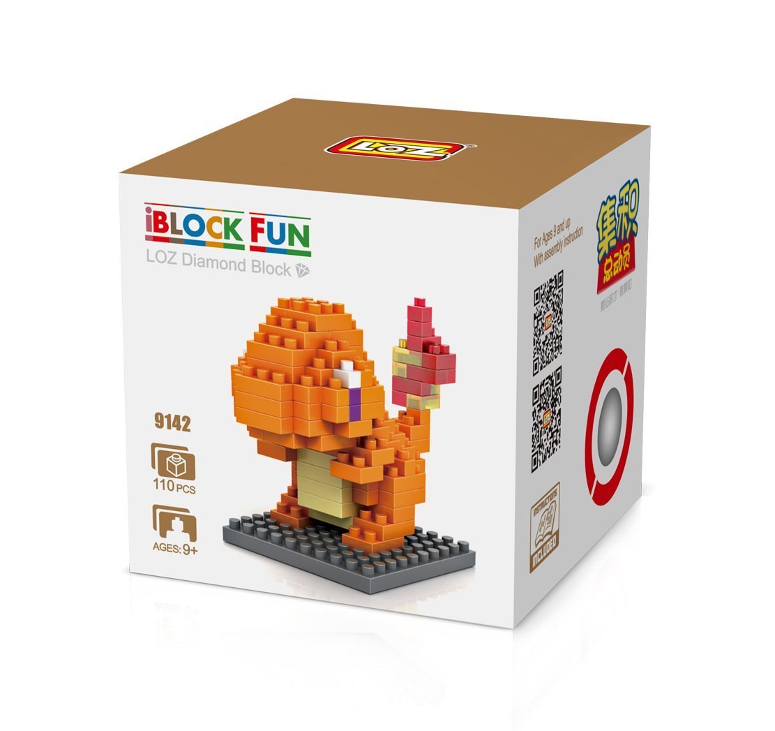 LOZ Blocks Diamond Building Blocks Action Figure- Charmander
