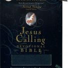 NKJV Jesus Calling Devotional Bible Genuine Cowhide Leather RETAIL $129.99