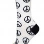 6 Pairs Womens Peace Sign Novelty Socks Size 9-11 Multi-Color Set