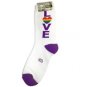 Gumball Poodle LOVE Crew Novelty Socks LGBT Pride Apparel Rainbow Colors