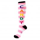 Gumball Poodle Unisex Candy Stripe Knee High Socks