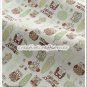Green Owl Animals Cotton Fabrics
