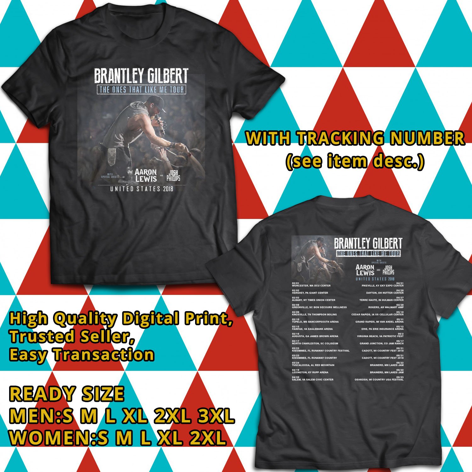 brantley gilbert tour shirts