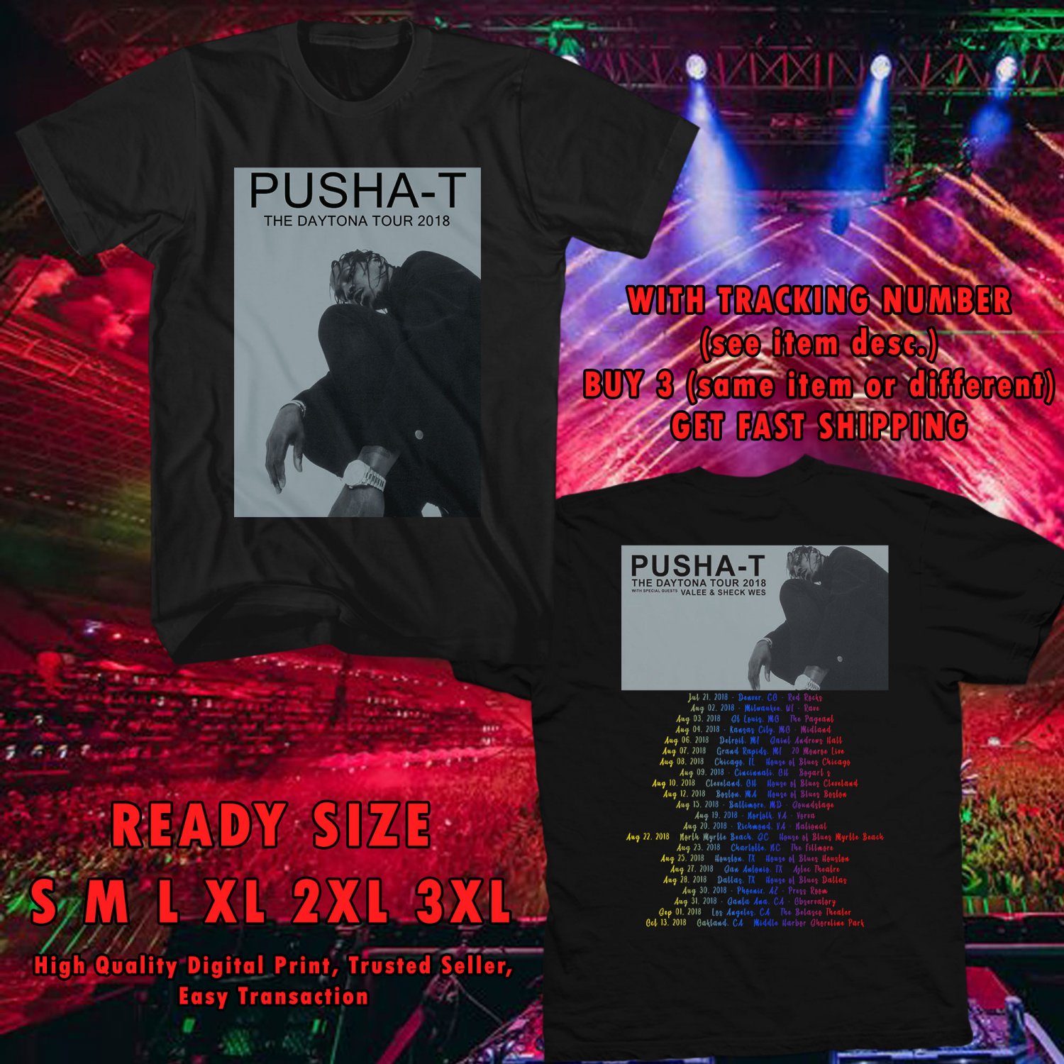 daytona pusha t shirt