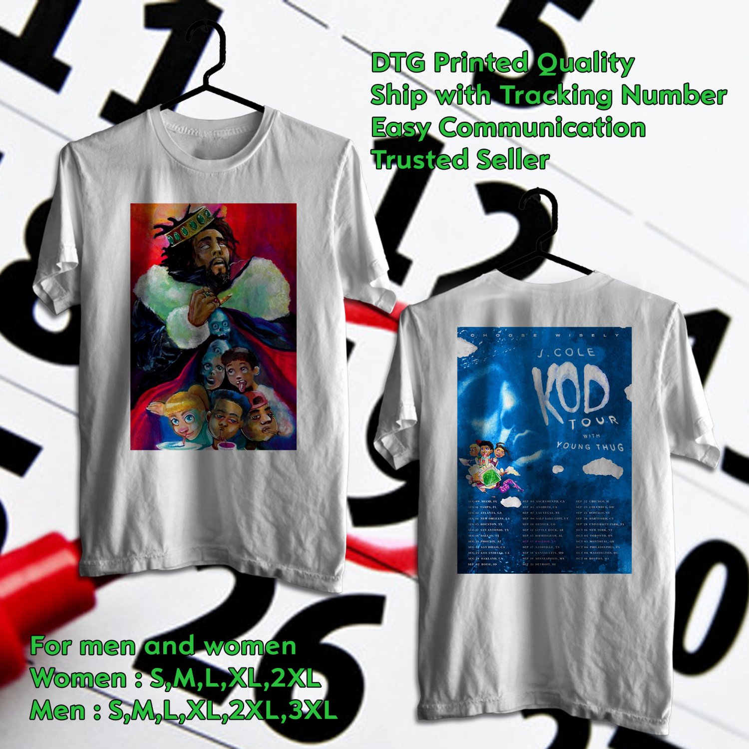 kod tour shirt