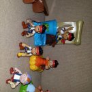 Lot of 7 Disney Jake and The Neverland Pirates toys Sword toothbrush holder +