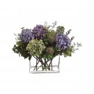 14" Hydrangea/Berry (glass)- 2 each