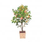 Silk Fruit Tree, Apple Tree in Decor Pot - 4 ft