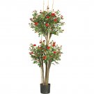 5’ Mini Rose Silk Tree