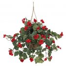 Begonia Hanging Basket Silk Plant
