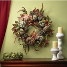 24" Pumpkin & Gourd Wreath