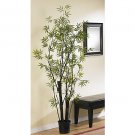 6.5' Black Bamboo Tree (2 Thick Trunks)