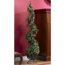 4' Mini English Ivy Silk Spiral Tree