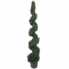 5' Cypress Ball and Cone Silk Tree (In-door/Out-door)