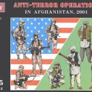 ICM-35001 ICM 1/35 Afghanistan 2001. US Forces and Taliban. 8 figures model kit