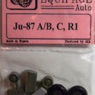 EQA72038 Equipage 1/72 Rubber Wheels for Junkers Ju-87A / Ja-87B , Ju-87C, Ju-87