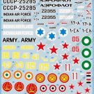 BGM-72012 Begemot decals 1/72 Mil Mi-8 Hip - 13 variants for Mi-8T/VKP/PPA/P