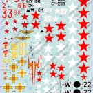 BGM-48021 Begemot decals 1/48 Polikarpov I-16 Soviet Fighter of pre-War and WW2