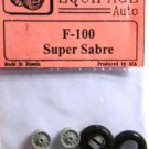 EQB72062 Equipage 1/72 Rubber Wheels for North American F-100 Super Sabre