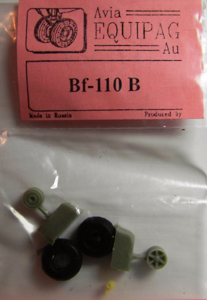 EQA72007 Equipage 1/72 Rubber Wheels for&Acirc;&nbsp;Messerschmitt Bf-110B