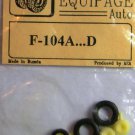 EQB72064a Equipage 1/72 Rubber Wheels for Lockheed F-104A ... F-104D Starfighter