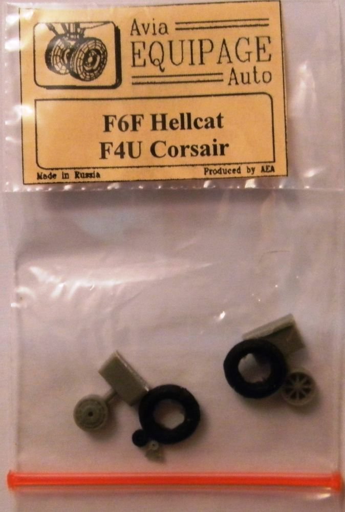 EQB72021 Equipage 1/72 Rubber Wheels for Grumman F6F Hellcat