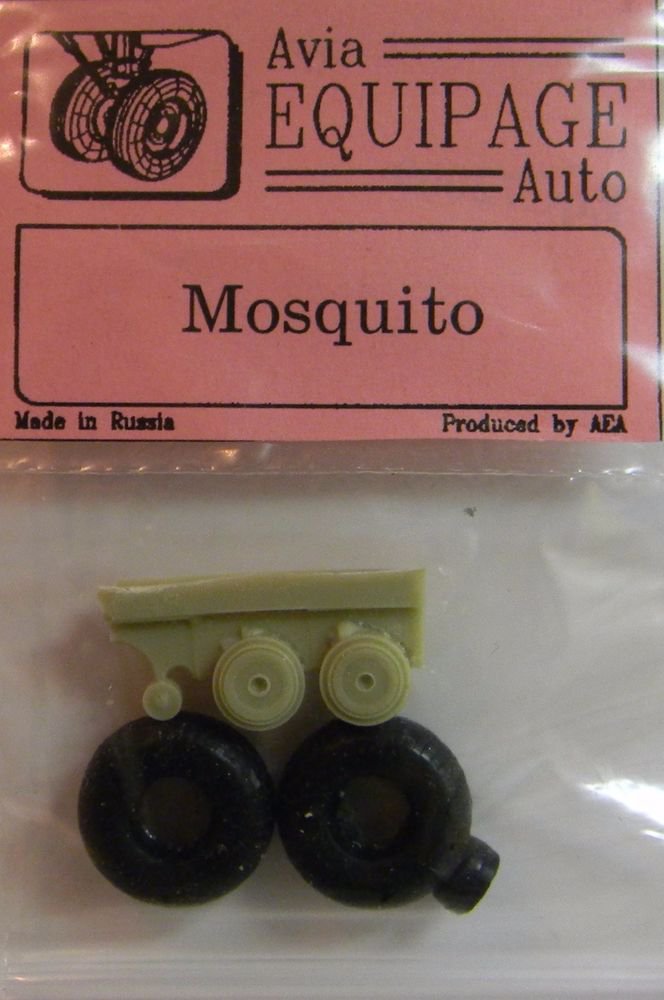 EQC72009 Equipage 1/72 Rubber Wheels for&Acirc;&nbsp;De Havilland DH.98 Mosquito