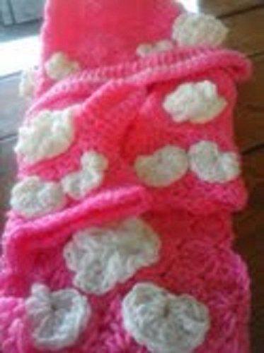 rose hearts scarf set