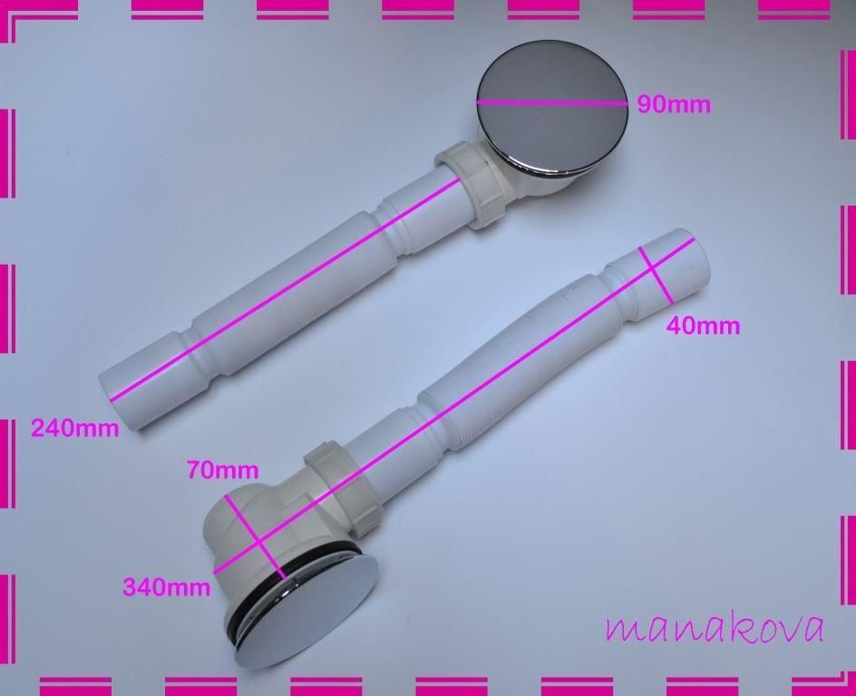 Waste Removal Drain Siphon Shower/ Shower Tray DRAIN 90