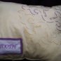 Handcrafted hand embroidered decorative throw bed pillow tooth fairy pillow